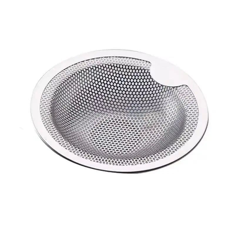image-Stainless Steel Trap Kitchen Sink Filter Drain Hole Filter Bathtub Hair Catcher Stopper Shower Leak Net Home Strainer Drains