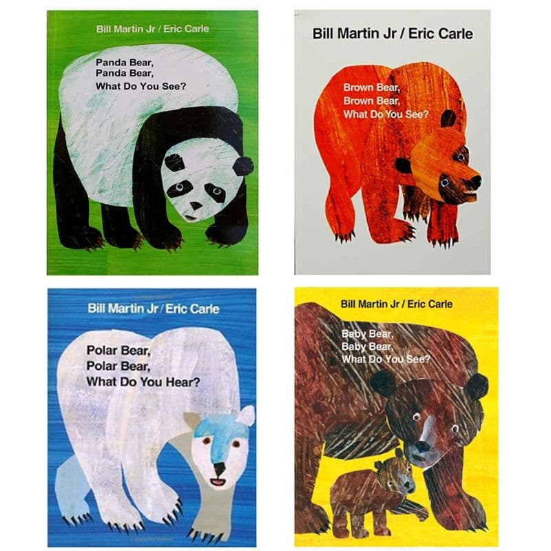 image-Brown Bear What Do You See By Bill Martin Jr. Educational English Picture Book Learning Card Story Book For Baby Kids Children
