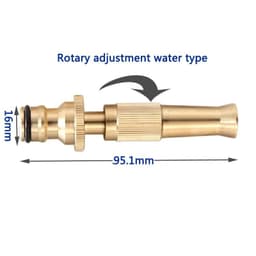 image-Brass Quick Waterstop Connector Car Wash Water Gun G1/2 G3/4 Garden Irrigation Hose Copper Connector Kit