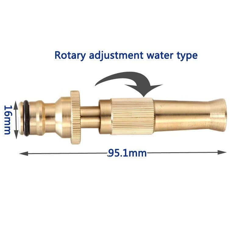 image-Brass Quick Waterstop Connector Car Wash Water Gun G1/2 G3/4 Garden Irrigation Hose Copper Connector Kit