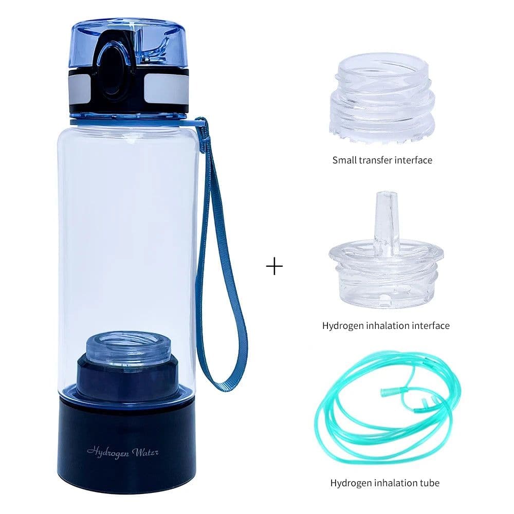 image-Bluevida new sports style SPE & PEM hydrogen water generator, H2 up to 3000ppb and large battery capacity hydrogen water bottle