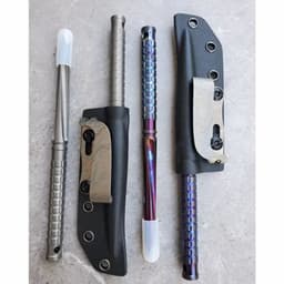 image-EDC Titanium alloy Crowbar Hand Outdoor Camping Gear EDC Multifunction Portable Tools