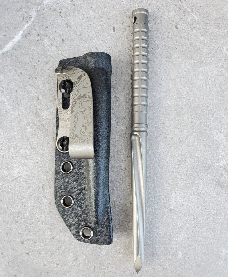 image-EDC Titanium alloy Crowbar Hand Outdoor Camping Gear EDC Multifunction Portable Tools