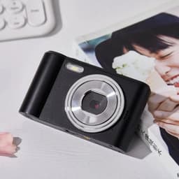 image-4K Digital Camera 50 Megapixels HD Photography Travel Selfie Camera 2.4 inch Screen Entry-Level Kids Campus Selfie Mini Camera