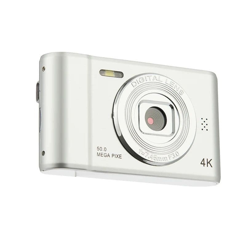 image-4K Digital Camera 50 Megapixels HD Photography Travel Selfie Camera 2.4 inch Screen Entry-Level Kids Campus Selfie Mini Camera