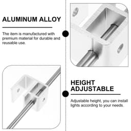 image-Reptile Lamp Stand Lighting Holder for Tank Aquarium Light Stand Aquarium Stand for Aquatic LED Light Lamp Aquarium Light