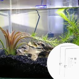 image-Reptile Lamp Stand Lighting Holder for Tank Aquarium Light Stand Aquarium Stand for Aquatic LED Light Lamp Aquarium Light