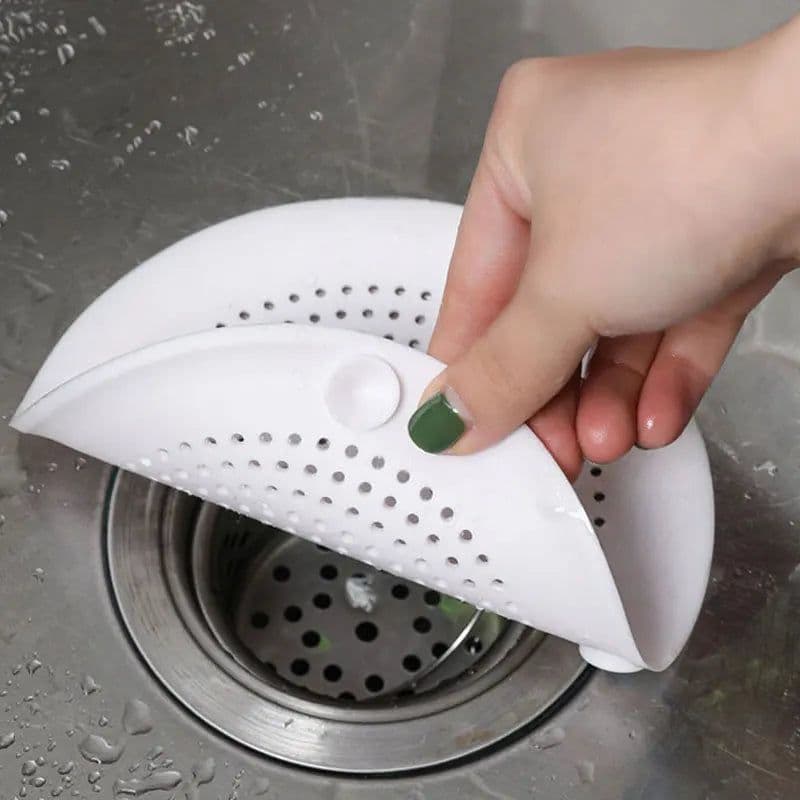 image-Shower Floor Drain Hair Stopper Catcher Kitchen Sink Plug Anti-blocking Bathtub Strainer Sewer Outfall Filter Bathroom Supplies