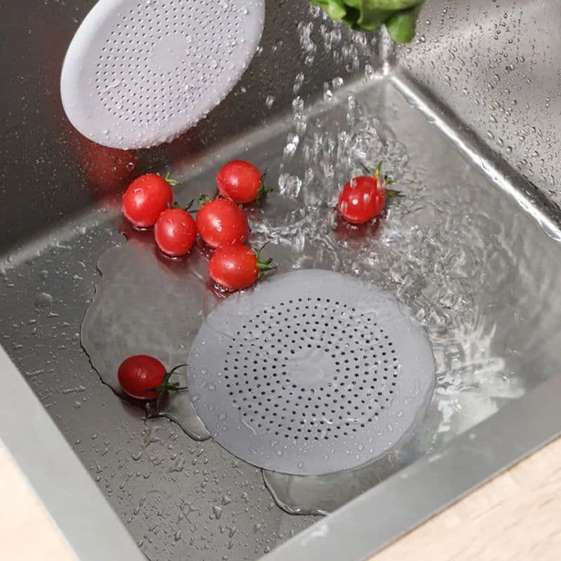 image-Shower Floor Drain Hair Stopper Catcher Kitchen Sink Plug Anti-blocking Bathtub Strainer Sewer Outfall Filter Bathroom Supplies