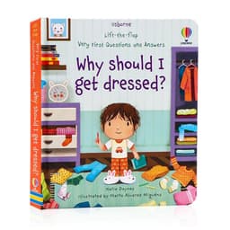 image-Usborne Books Small Size Very First Q&A Lift-the-flap Educational English Book for Kids Popular Science Learning Montessori Toys