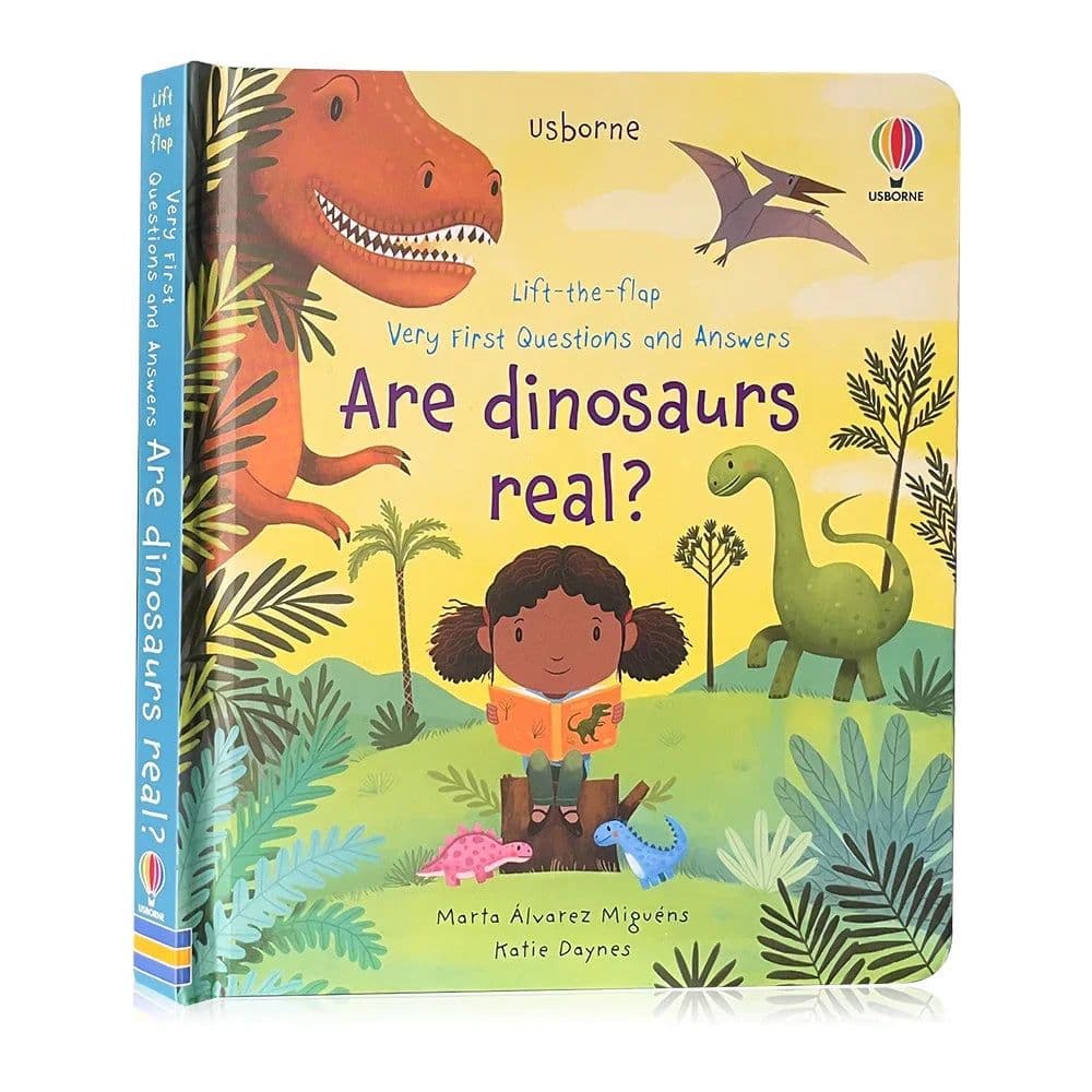 image-Usborne Books Small Size Very First Q&A Lift-the-flap Educational English Book for Kids Popular Science Learning Montessori Toys