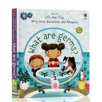 image-Usborne Books Small Size Very First Q&A Lift-the-flap Educational English Book for Kids Popular Science Learning Montessori Toys