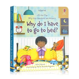 image-Usborne Books Small Size Very First Q&A Lift-the-flap Educational English Book for Kids Popular Science Learning Montessori Toys