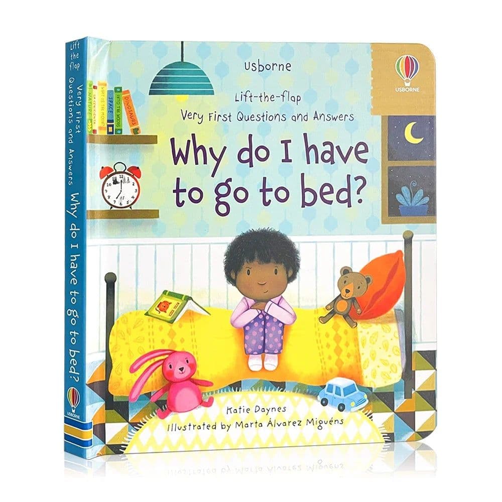 image-Usborne Books Small Size Very First Q&A Lift-the-flap Educational English Book for Kids Popular Science Learning Montessori Toys