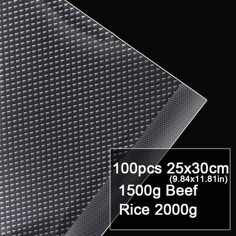 image-Kitchen Food Vacuum Sealer Bags Food Fresh Long Keeping 7x10 10x15 15x20 15x25 17x25 20x25 20x30 25x30 25x35 28x35cm