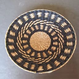 image-Creative Combination Wall Decoration Rattan Grass Weaving Straw Plate for Home Decor Livingroom Bedroom Background Decoration