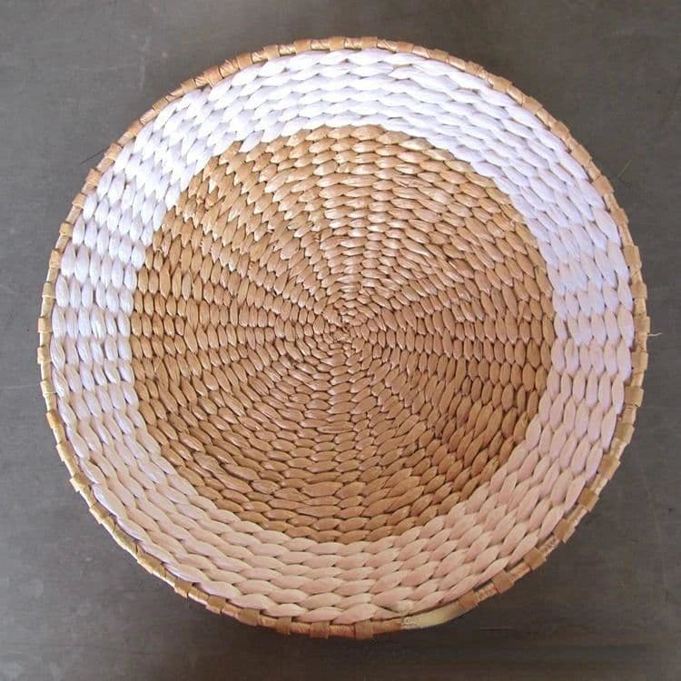 image-Creative Combination Wall Decoration Rattan Grass Weaving Straw Plate for Home Decor Livingroom Bedroom Background Decoration