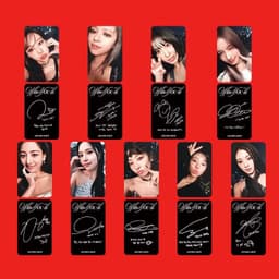 image-9Pcs/Set KPOP TWICE With YOU-th New Album Selfie Lomo Cards List Tzuyu Momo Chaeyoung Double Sides Photocards Postcard Fans Gift