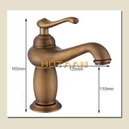 image-Bathroom Basin Faucet Antique bronze Brass Mixer solid copper Luxury Europe style Tap torneiras para banheiro crane YT-5061