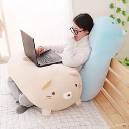 image-90cm Soft Animal Cartoon Corner Bio Pillow Cushion Cute Dog Cat Dinosaur Pig Unicorn Plush Toy Stuffed Lovely Kid Birthyday Gift