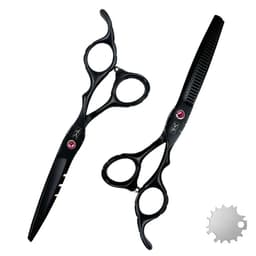 image-6.0" Hair Scissors Professional Hairdressing Scissors Set Barber Scissors Thinning Shears Hair Cutting Tool Hairdresser Scissors