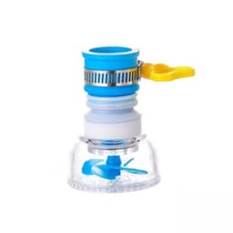image-Faucet Bubbler 360 Rotatable Bent Water Saving Tap Aerator Diffuser Faucet Nozzle Filter Water Filter Swivel Head Kitchen Tools