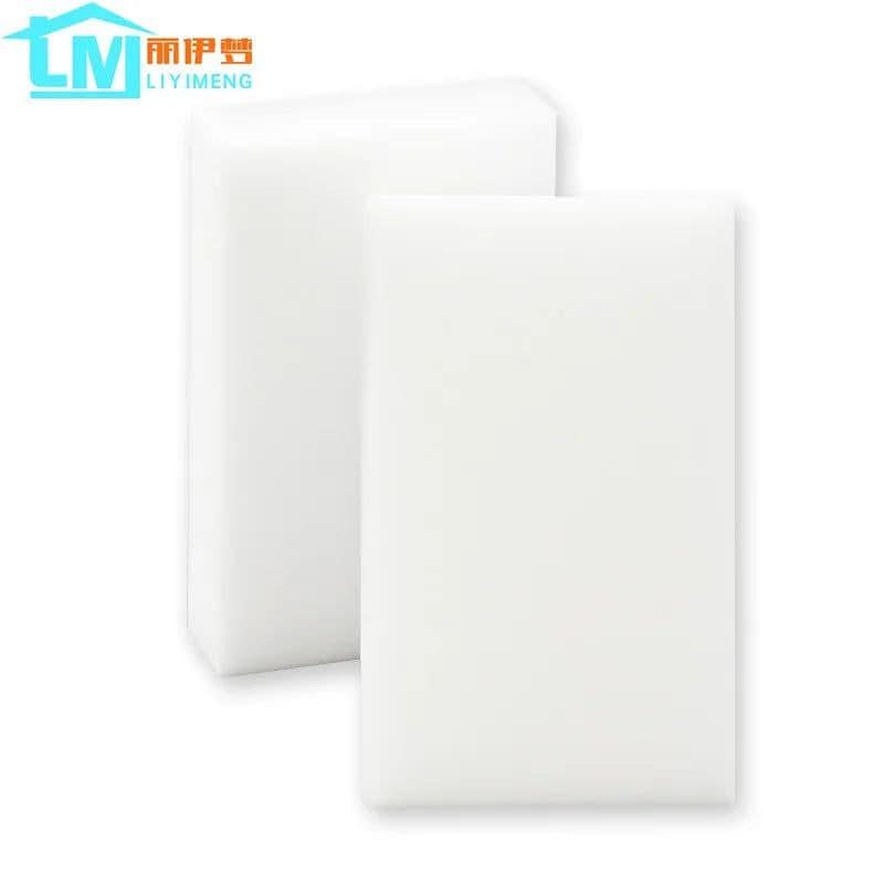 image-LIYIMENG 50/100 pcs/lot Magic Melamine Sponge Eraser Cleaner Kitchen Bathroom Cup Dish Botthle Cleaning 100x60x20mm