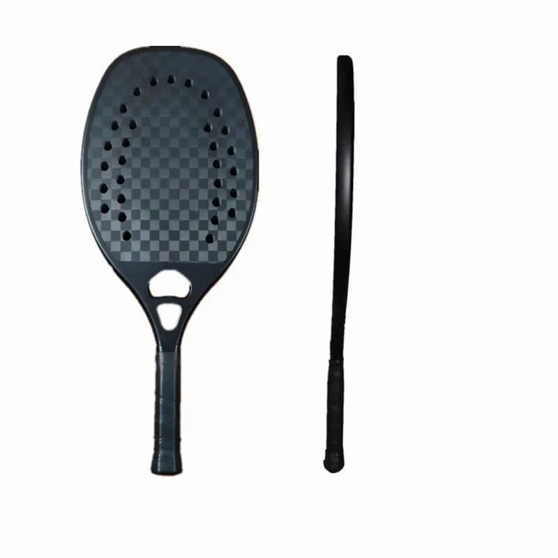 image-New 12K High Quality Carbon And Glass Fiber Beach Tennis Racket Soft Face Racquet Protective Bag Cover Padel Sporting Goods