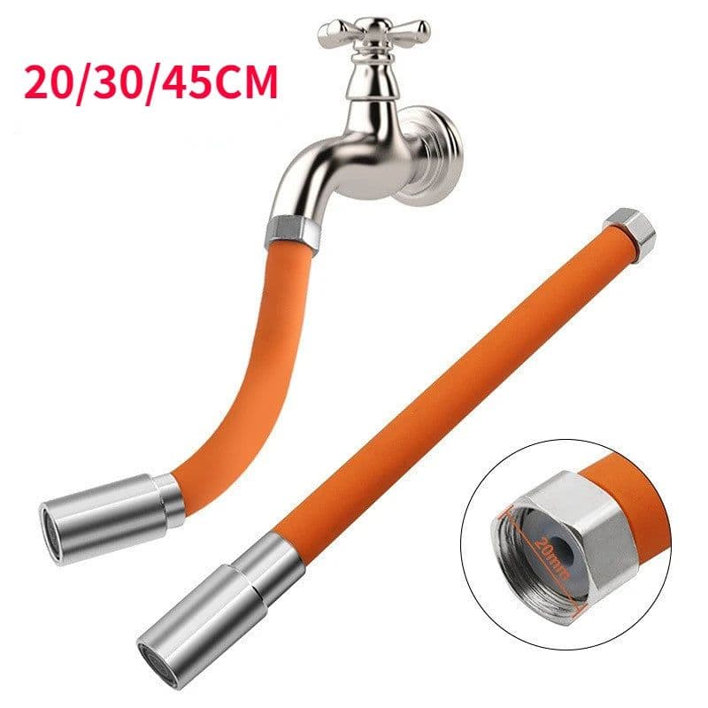image-360 ° 360 Flexible Hose Extension Pipe Universal Foaming Extension Tube Connnetor Faucet Extender Splashproof Kichen Bathroom