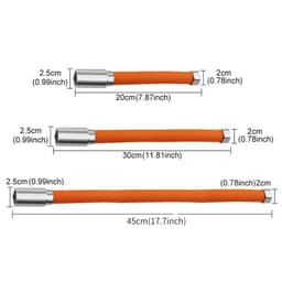 image-360 ° 360 Flexible Hose Extension Pipe Universal Foaming Extension Tube Connnetor Faucet Extender Splashproof Kichen Bathroom