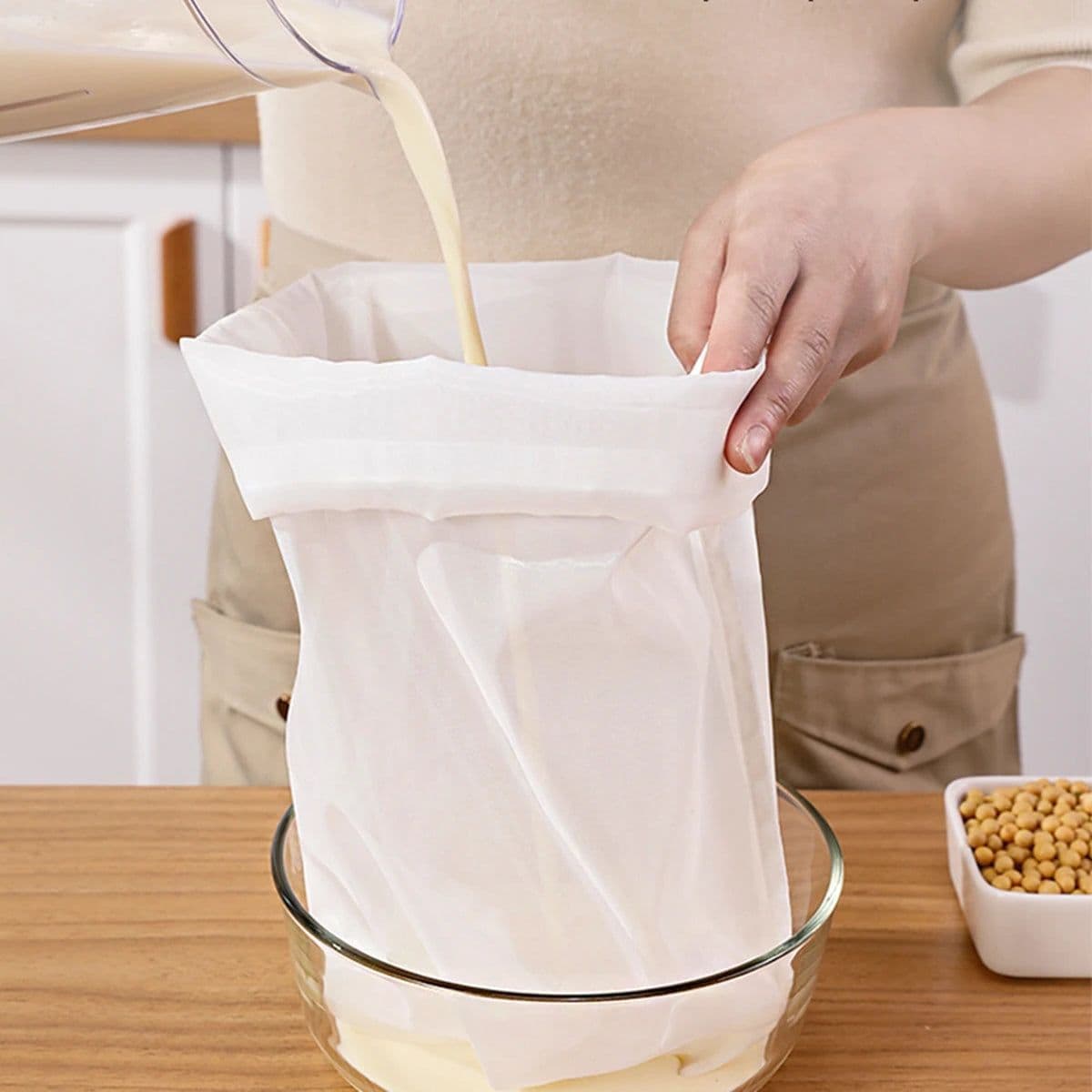 image-60/100/300/500 Mesh Reusable Home Beer Brewing Strainers Bag Fine Mesh Nylon Homebrew Straining Bag for Wine Making Filter Bag