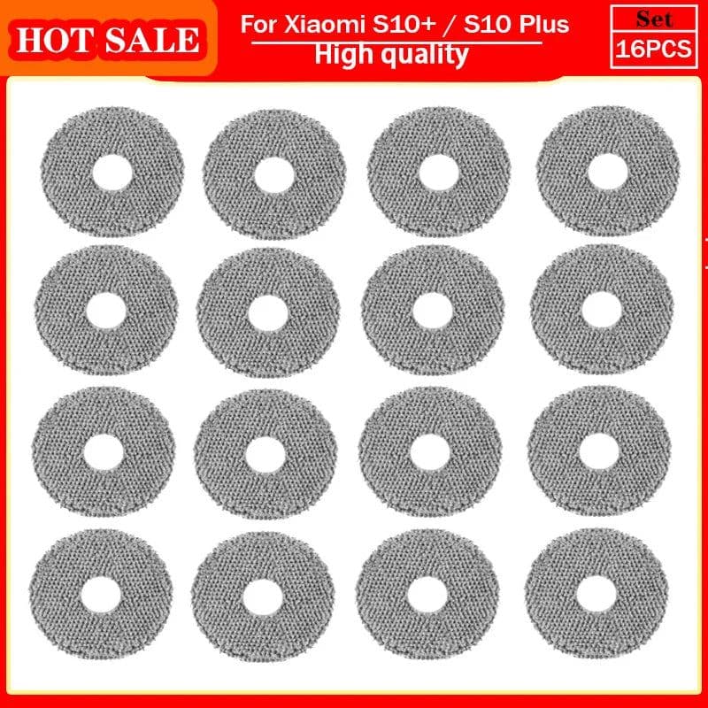 image-For Xiaomi Robot Vacuum S10+ / S10 Plus /B105 Accessories Main Side Brush Hepa Filter Mop Rag Cloth Spare Parts
