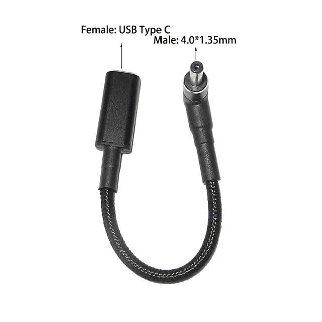 image-100W USB C PD to DC Universal Laptop Charger Converter Type C Fast Charging Adapter Cable Cord for Asus Lenovo Hp Dell Laptop