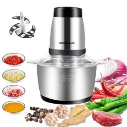 image-2Speeds 304Stainless Steel Electric Chopper Meat Grinder Mincer Food Processor Slicer Vegetable food chopper meat slicer machine