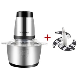 image-2Speeds 304Stainless Steel Electric Chopper Meat Grinder Mincer Food Processor Slicer Vegetable food chopper meat slicer machine