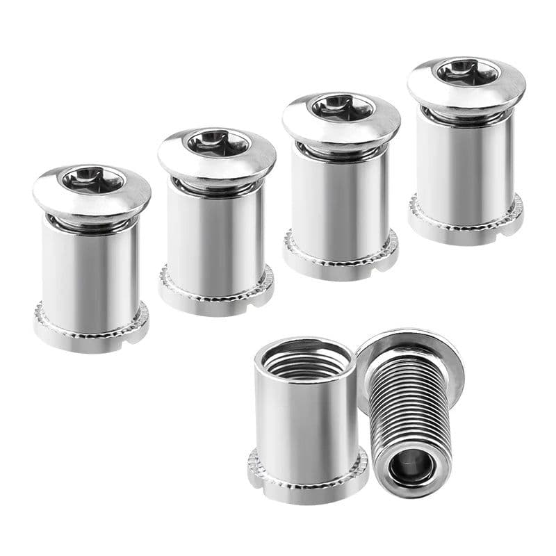 image-MUQZI 4/5 Pair Bike Chainring Bolts MTB Plate Screws Monoplate Or Double Or Three Plate Crank Parts Cycling Crankset Accessories