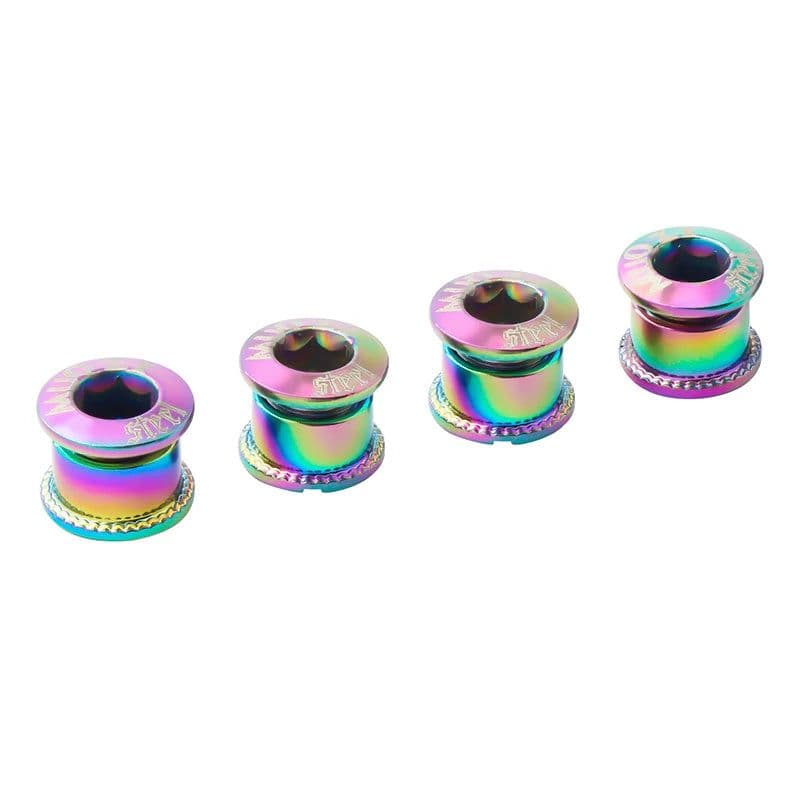 image-MUQZI 4/5 Pair Bike Chainring Bolts MTB Plate Screws Monoplate Or Double Or Three Plate Crank Parts Cycling Crankset Accessories