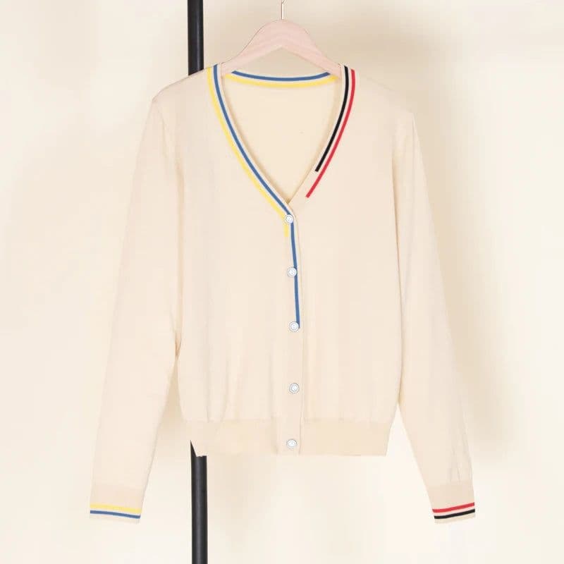 image-Crochet Top Blouses Tricot Clothing Cropped Korean Fashion Style Jersey Cardigan Female Knitted Ladies Sweaters Black Outerwear