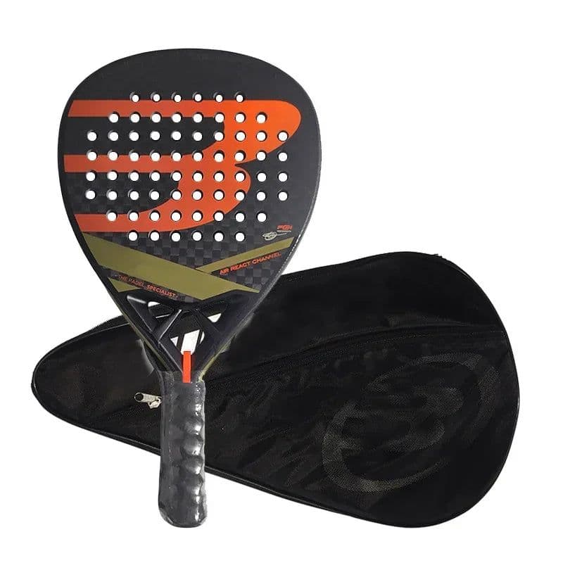 image-2024 New Pala Padel Paddle Tennis Racket Soft Face Carbon Fiber Soft EVA Face Sports Racquet Outdoors Equipment
