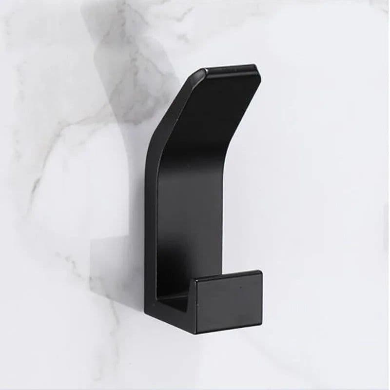 image-1Pcs Stainless Steel Silver Bathroom Hardware Set Towel Rack Toilet Paper Holder Towel Bar Hook Bathroom Accessories
