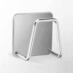 image-1Pcs Stainless Steel Silver Bathroom Hardware Set Towel Rack Toilet Paper Holder Towel Bar Hook Bathroom Accessories