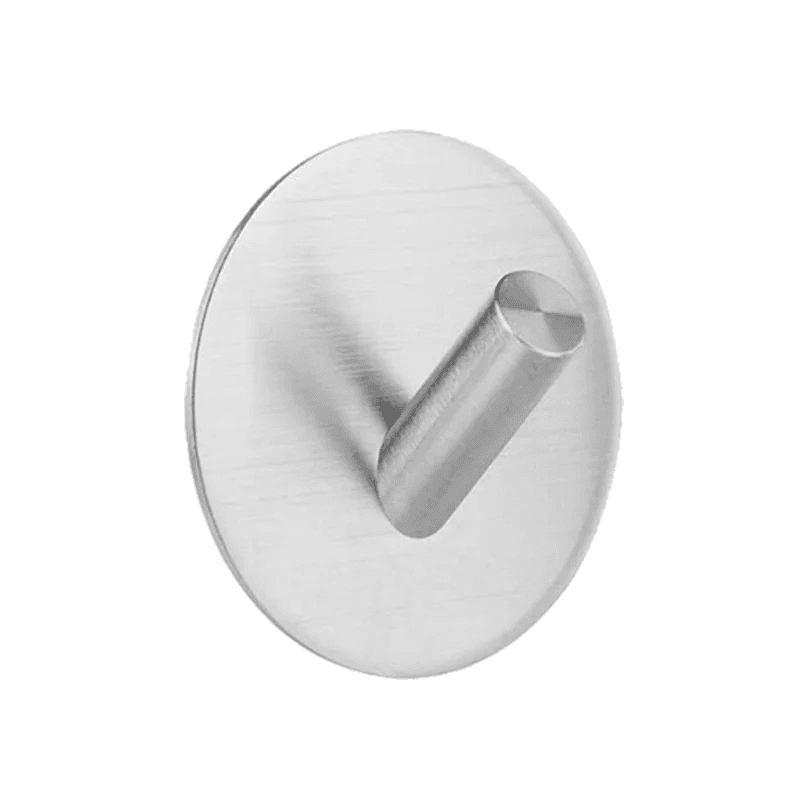image-1Pcs Stainless Steel Silver Bathroom Hardware Set Towel Rack Toilet Paper Holder Towel Bar Hook Bathroom Accessories
