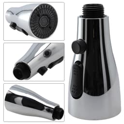 image-Pull Out Spray Shower Head Replacement Tap Sprayer 3 Modes Adaptor Washbasin Faucet Extender Aerator Bubbler Nozzle Kitchen Tap