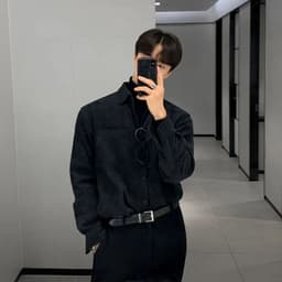 image-2023 New Long Sleeve Corduroy Shirts for Men Button Pocket Solid Color Retro Autumn Korean Fashion Casual Loose Shirt Jacket