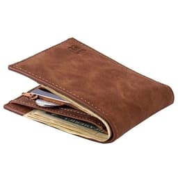 image-New Short Men Wallets Slim Card Holder Male Wallet PU Leather Small Zipper Coin Pocket Man Purse Wallet