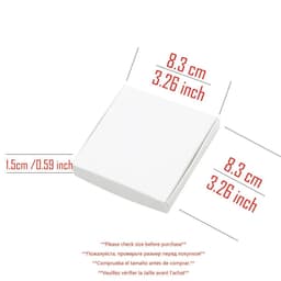 image-30PCS White Black Kraft Paper Jewelry Gift Box Package Holder Storage For Earring Necklace Accessories Wedding Wholesale Bulk