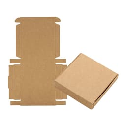 image-30PCS White Black Kraft Paper Jewelry Gift Box Package Holder Storage For Earring Necklace Accessories Wedding Wholesale Bulk