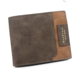 image-2024 Short Men Wallets New Fashion Zipper Coin Pocket Name Engraved Male Purses High Quality Brand Slim Card Holder Men's Wallet