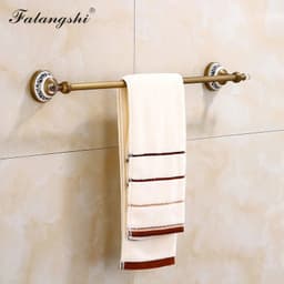 image-Antique Brushed Bathroom Accessories Towel Bar Toothbrush Holder Paper Holder Soap Dish Ceramic Bathroom Hardware Set WB8804