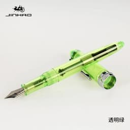 image-1piece JINHAO 992 Silver Clip Fountain Pen 12 Colors for Choose 0.5mm High Quality Ink Pens School and Office Writing Stationery